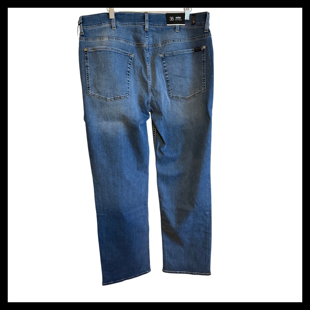 NWT 7 For All Mankind  Jeans Austyn Relaxed Straight Leg Jeans  Size 36